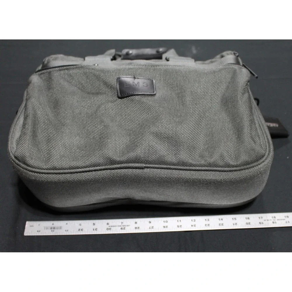 Andiamo Valoroso Gray Bomb Cloth Travel Carry On Bag Multi Pocket Business Case